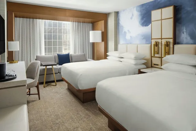 غرفة ديلوكس بسريرين مزدوجين، Houston Marriott Uptown by the Galleria 1/9