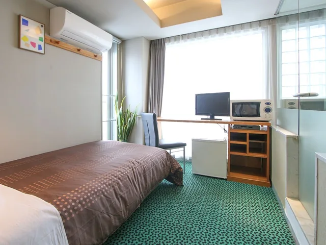 غرفة مفردة يُسمح فيها بالحيوانات الأليفة للمدخنين، Hotel Livemax BUDGET Yumoto 2/4