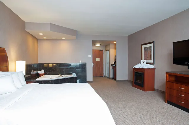 جناح بسرير كينج بحوض جاكوزي، Hilton Garden Inn Columbus Edinburgh In 2/2