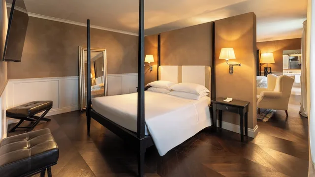 جناح ديلوكس بسرير كوين مع أريكة، Relais Villa D'Amelia 1/3