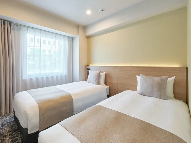غرفة بسريرين منفصلين، Hotel Villa Fontaine Tokyo Kayabacho 4/4