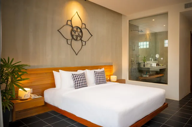 غرفة ديلوكس بسرير كينج بشرفة، Phka Chan Hotel 2/6