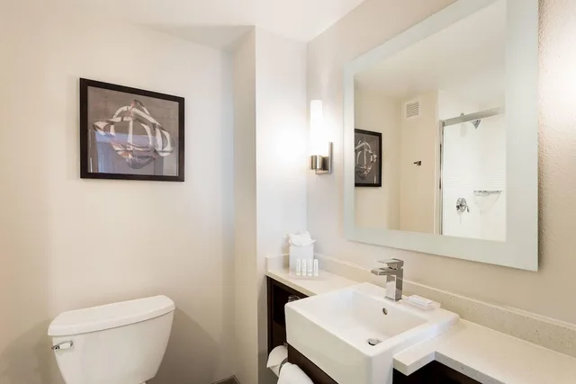 جناح بسرير كوين بغرفة نوم واحدة مع أريكة، Towneplace Suites San Mateo Foster City 3/4