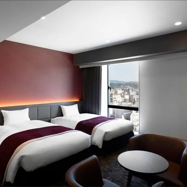 Universal, Twin Beds، Daiwa Roynet Hotel Kagoshima Tenmonkan PREMIER - former Daiwa Roynet Hotel Kagoshima Tenmonkan 1/3
