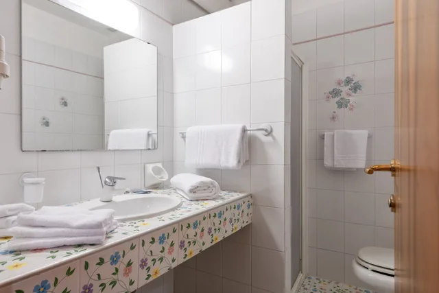 غرفة بسرير مزدوج أو سريرين منفصلين بإطلالة على المسبح، Park Hotel Oasi 2/2