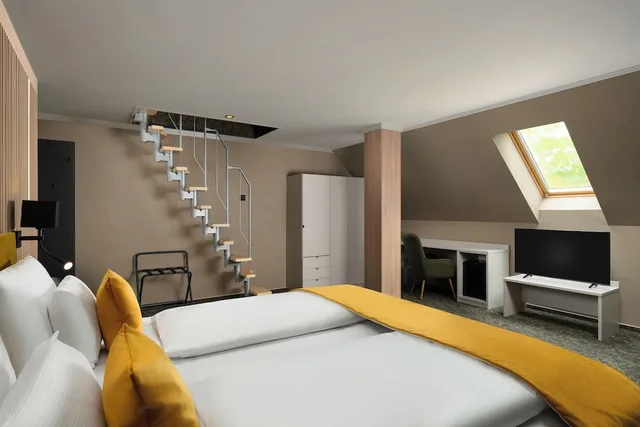 جناح جونيور بسرير مزدوج مع أريكة، Hotel Allora 4/6