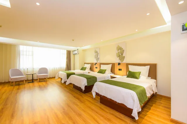 غرفة ثلاثية، GreenTree Inn Handan Train Station Express Hotel 1/1