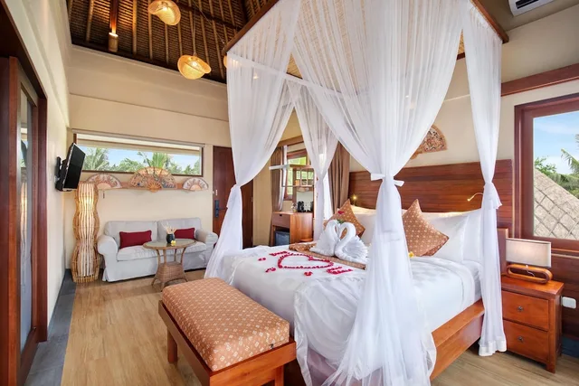 جناح شهر العسل بسرير كينج، Ubud Nyuh Bali Resort & Spa 4/8