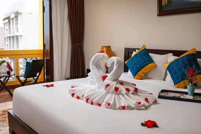 Deluxe, Twin Beds, Old Town View, Balcony، Hoi An River green Boutique Hotel 2/6