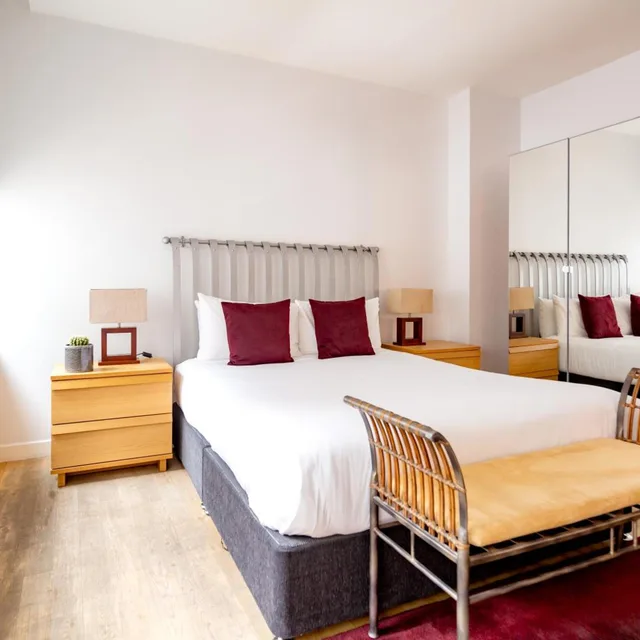 شقة تنفيذية بسرير مزدوج بغرفة نوم واحدة، 196 Bishopsgate Apartments 1/4