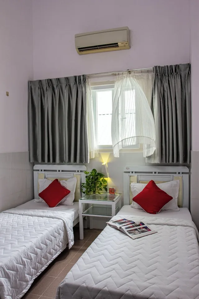 غرفة قياسية بسريرين منفصلين، Quang Guest House 1/10