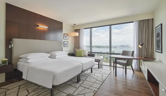 غرفة بسريرين منفصلين بإطلالة على البحر، Hyatt Regency Dar Es Salaam - The Kilimanjaro 3/10