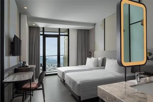 غرفة ديلوكس بسرير مزدوج، Hotel Santika Premiere Padang 1/1