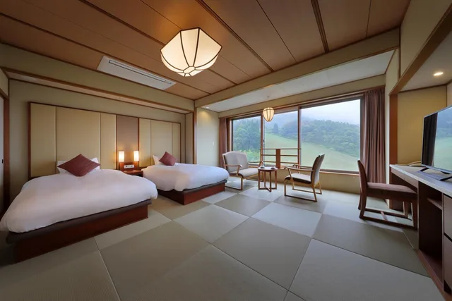 غرفة قياسية بسريرين منفصلين، Zao Kokusai Hotel 4/6