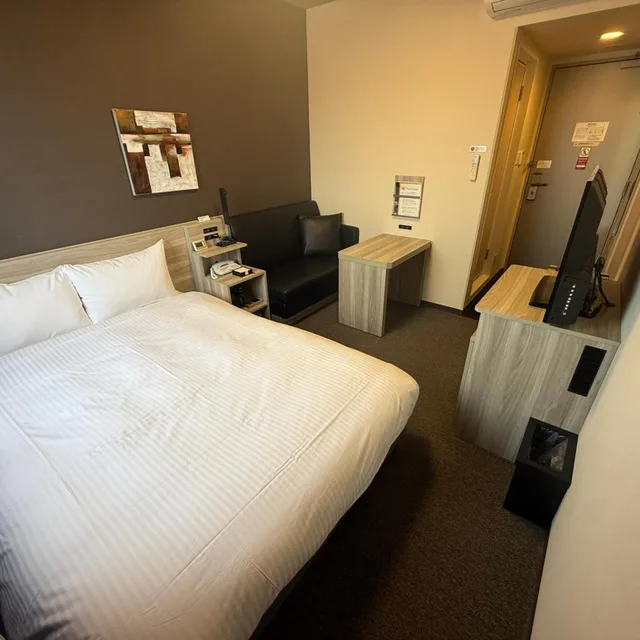 غرفة بسرير نصف مزدوج للمدخنين، Hotel Route-Inn Kanuma Inter 1/11