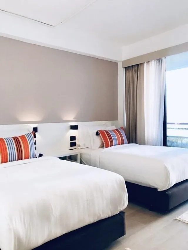 غرفة سوبيريور بسريرين منفصلين بإطلالة على البحر، Blue Tao Beach Hotel 2/5