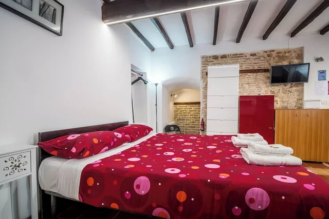 شقة بسرير مزدوج وسرير فردي بإطلالة على المدينة بغرفة نوم واحدة لذوي الإعاقة، Nice Studio in Trastevere 4/10