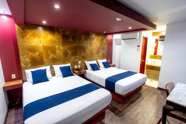 غرفة قياسية بسريرين منفصلين، CAPITAL O Hotel Rose, Ensenada 4/10