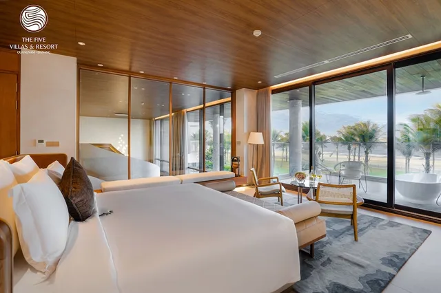 Pool, 6 Bedrooms, Villa, 6 King Beds, Beach Front، The Five Villas & Resort Quangnam - Danang 6/10