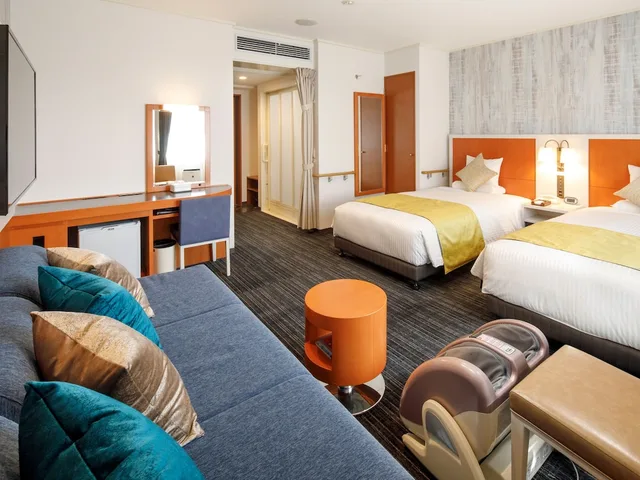 غرفة بسريرين منفصلين لذوي الإعاقة، Hotel Mystays Maihama 1/3