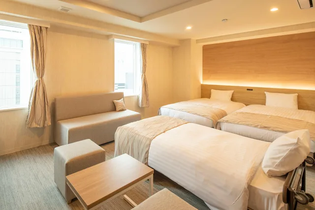 Deluxe, Twin Beds, Hotel Amanek Asahikawa 1/3