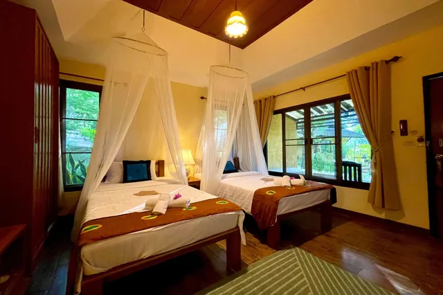 غرفة سوبيريور بسريرين منفصلين وسرير كينج، Villa Khao Phaengma 1/1