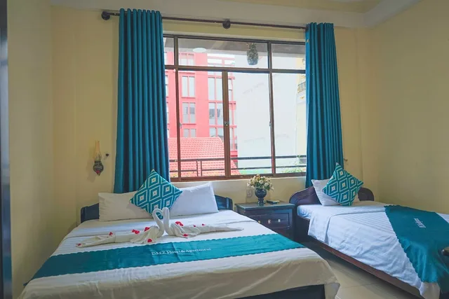 غرفة سوبيريور بسرير مزدوج وسرير فردي، Dmz Hostel Hue 3/7