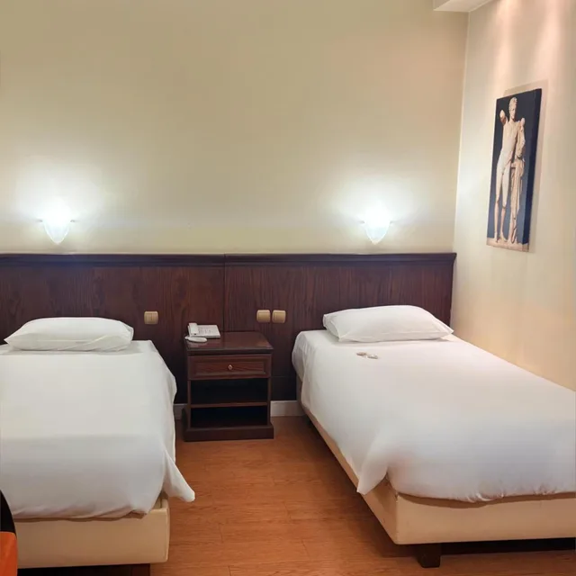غرفة بسريرين منفصلين لذوي الإعاقة، Capsis Hotel Thessaloniki 3/10