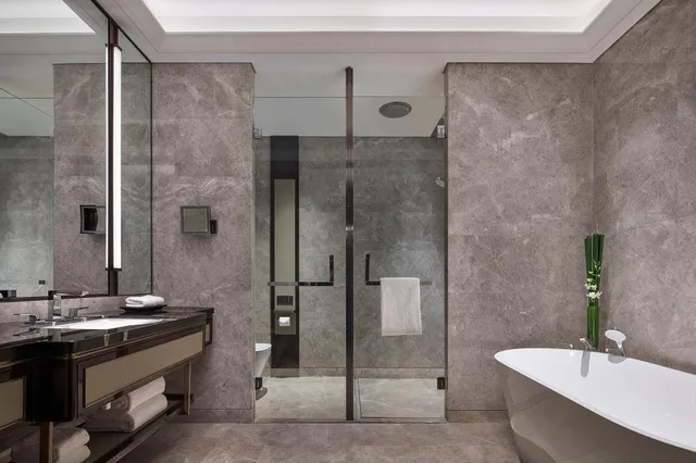 غرفة ديلوكس بسرير كينج بإطلالة على النهر، Hyatt Regency Lanzhou 3/3