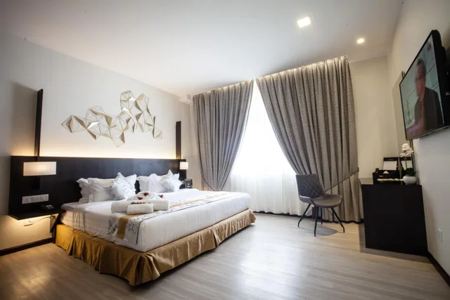 غرفة ديلوكس بسرير مزدوج، Amamas Boutique Hotel Kuching 8/10