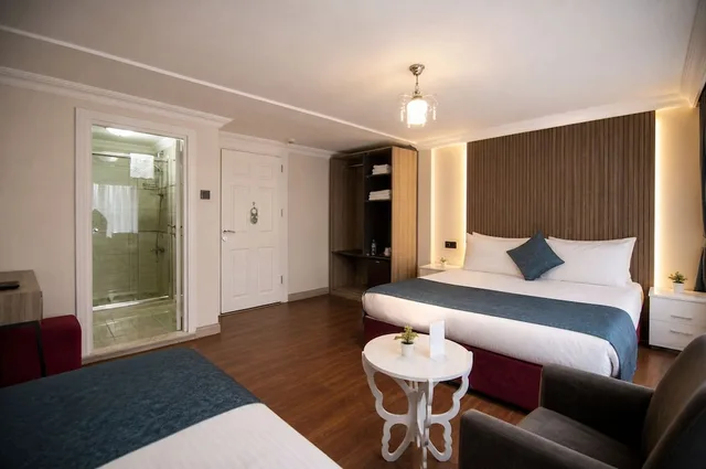 غرفة ديلوكس بسرير كوين وسرير فردي، Nar Sultan Hotel 1/10