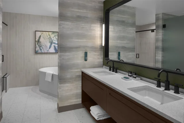 Room, 2 Queen Beds, Water View, Bathtub, Accessible، Hilton Jacksonville at Mayo Clinic 4/4