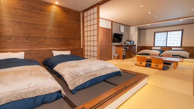 Japanese, Modern, Mountain View, Night View, Tatami، Nozawaonsen Azegamikan 1/1