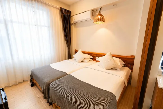 غرفة بريميوم بسريرين منفصلين، Yolo Bangkok Boutique Hotel 10/10