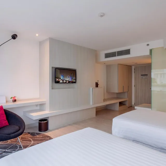 غرفة ديلوكس بسرير فردي، Centara Watergate Pavilion Hotel Bangkok 3/9