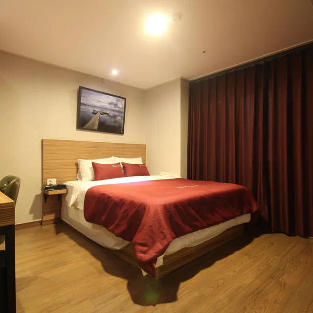 غرفة بسرير مزدوج، Hotel The May Busan Sasang 2/10