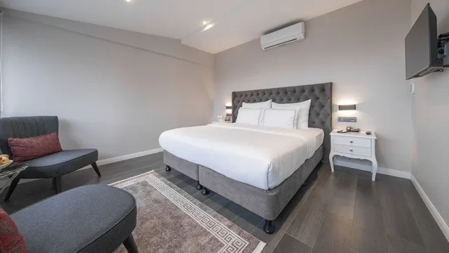 غرفة عائلية بسرير كينج بإطلالة على الحديقة، Loop Hotel Bosphorus Istanbul 4/8