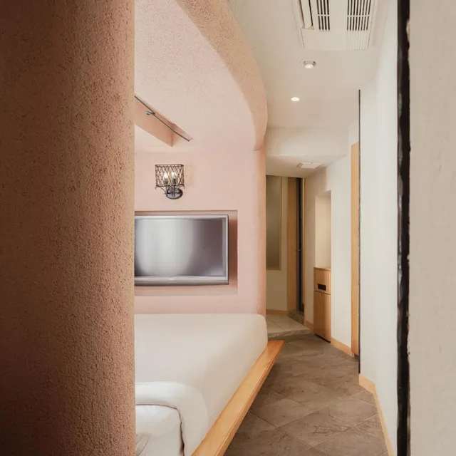 غرفة بريميوم بسرير مزدوج بحمام خاص مع أريكة، Hotel Mid In Kawasaki-Ekimae 5/7