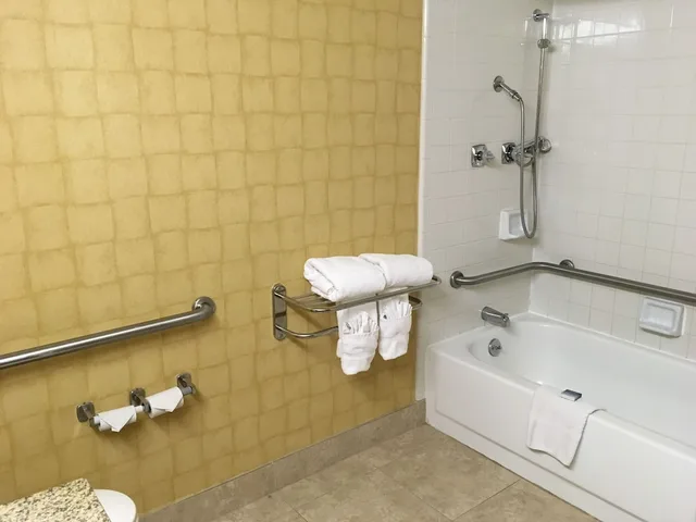 غرفة قياسية بسرير كينج بحوض استحمام لذوي الإعاقة، SureStay by Best Western Charlotte Matthews 8/8