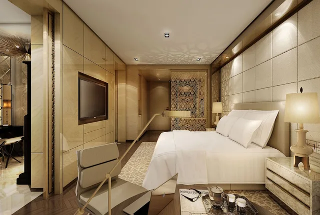 غرفة تنفيذية بسرير كينج، JW Marriott Hotel Yinchuan 1/6