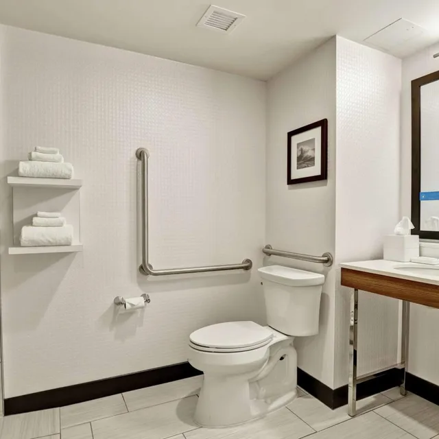 غرفة بسرير كينج وسريرين كوين لذوي الإعاقة، Hampton Inn St Catharines Niagara On 8/9