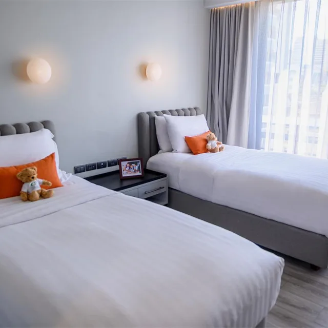 غرفة بريميير بغرفتي نوم، Oakwood Residence Sukhumvit Thonglor Bangkok 1/8