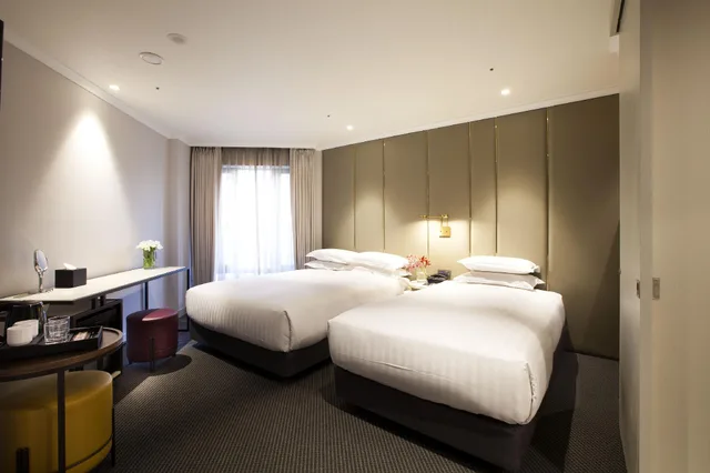 غرفة ثلاثية بسريرين مزدوجين، G2 HOTEL MYEONGDONG 2/2