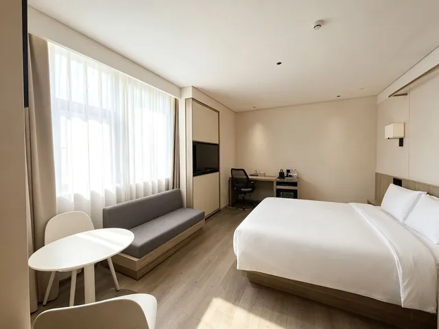 غرفة تنفيذية مفردة بسرير كوين، SSAW Hotel Shenzhen Qianhai Nantou Ancient Town 3/8