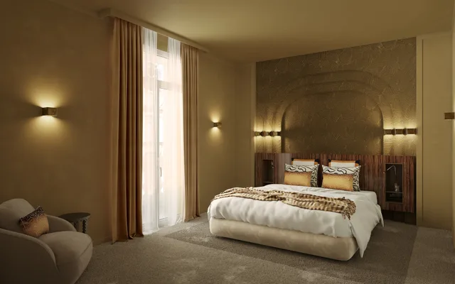 Junior Suite, Bath and Shower، Gounod Hotel 1/2