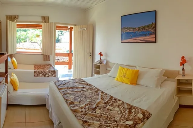1 Bedroom, Standard, Quadruple, 1 Queen and 1 Single Bed, Murphy Bed، Pousada Portal Da Concha 1/5