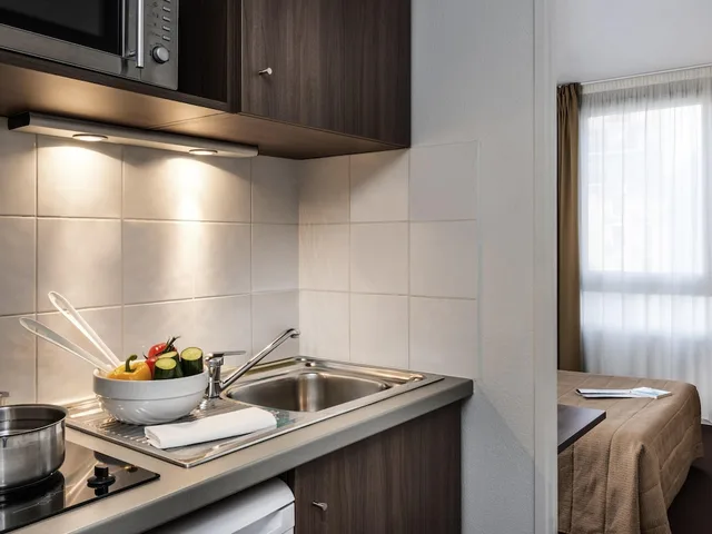 Studio, Twin Beds, Aparthotel Adagio Access Paris Quai d'Ivry 5/9