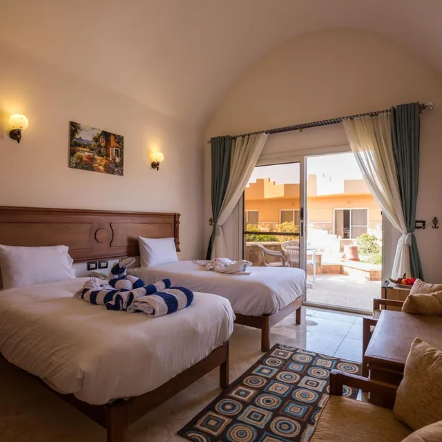 غرفة ديلوكس بسريرين منفصلين، Silver Beach Redsea Resort - Adults Only 1/9