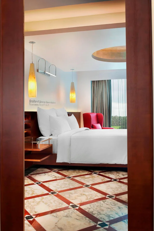 غرفة بسرير كينج بإطلالة على المدينة، LE MERIDIEN COIMBATORE 5/6