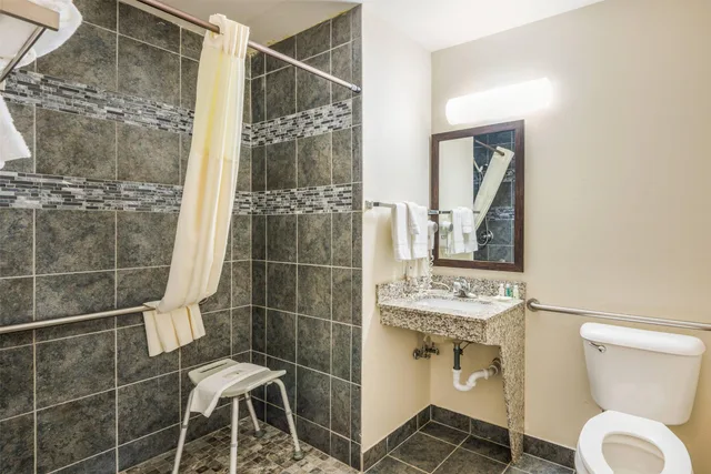 غرفة بسرير كينج لذوي الإعاقة، Quality Inn & Suites Eldridge Davenport North 5/5